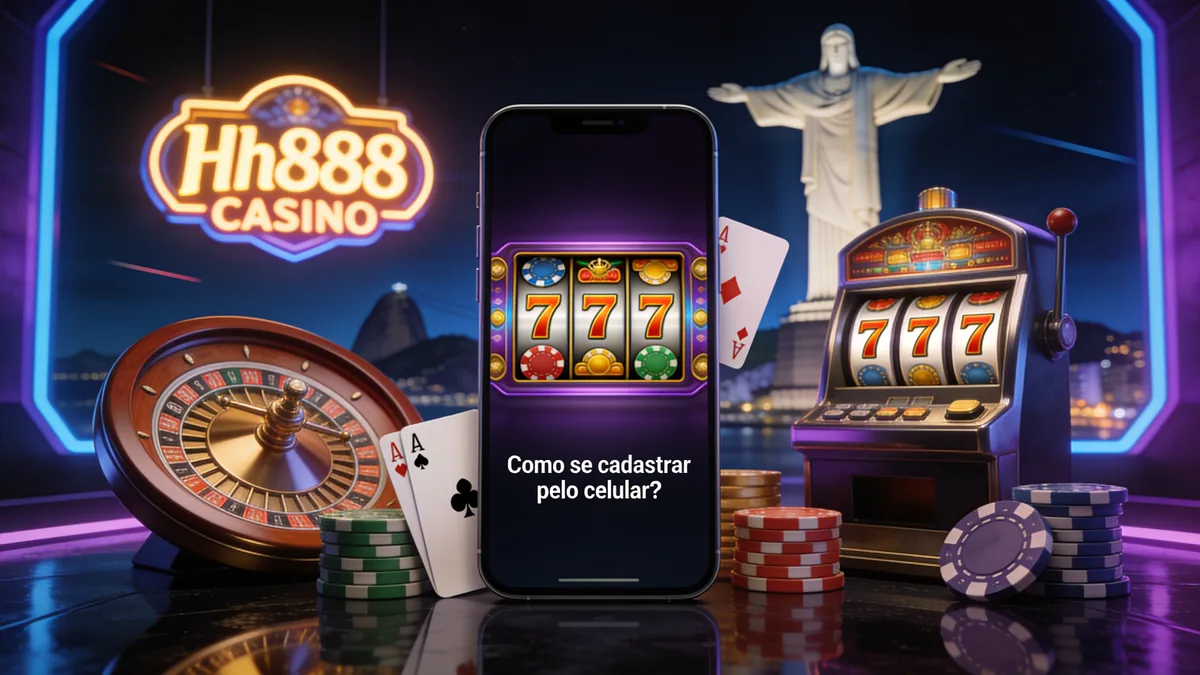 hh888 no Brasil — Como se cadastrar pelo celular?